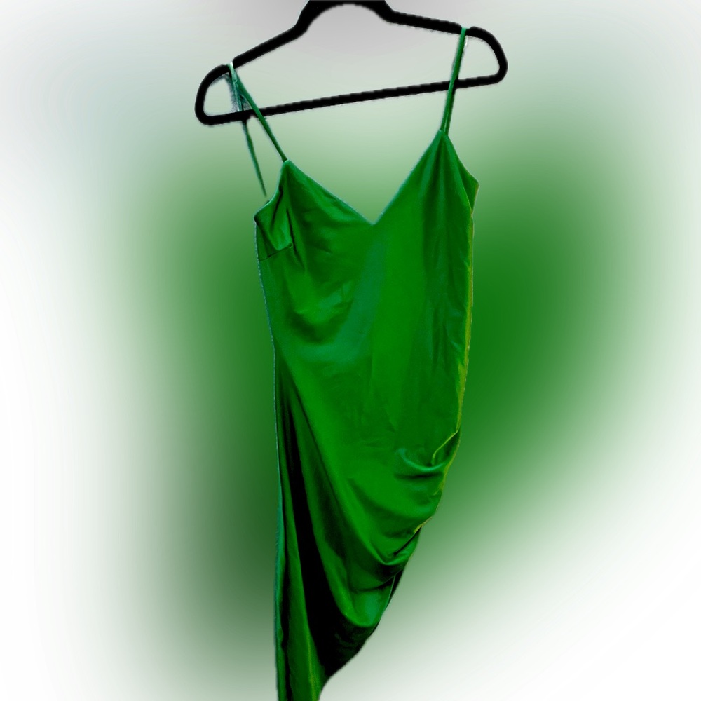ASA Green summer dress - high low